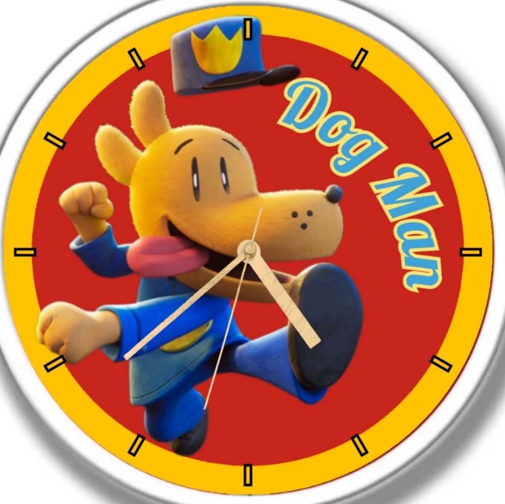 Dog Man clock - Picture 3 of 5